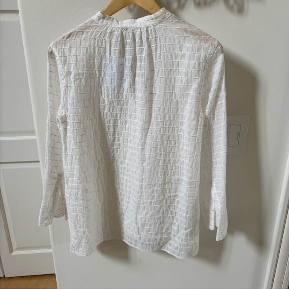 AYR White Textured Tunic Top M NWOT - Picture 12 of 14